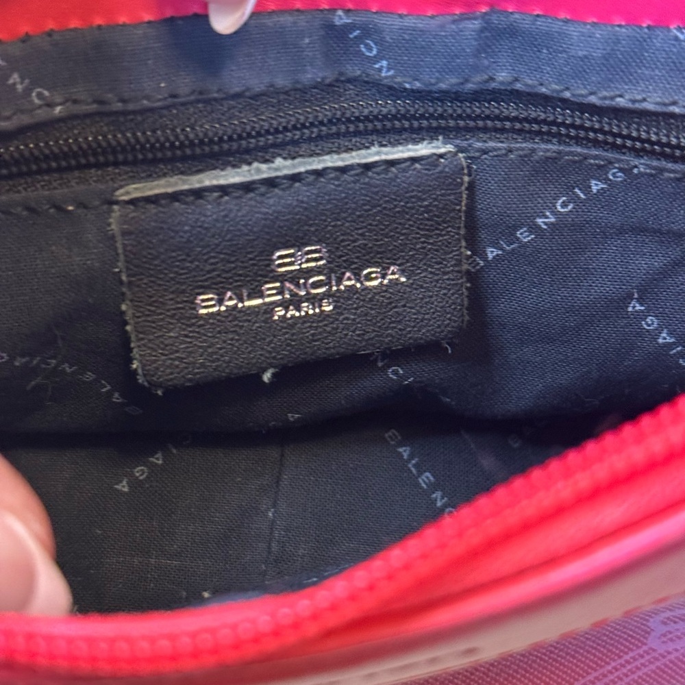 Balenciaga RARE 90s Pink Shoulder Bag EUC - Picture 15 of 15